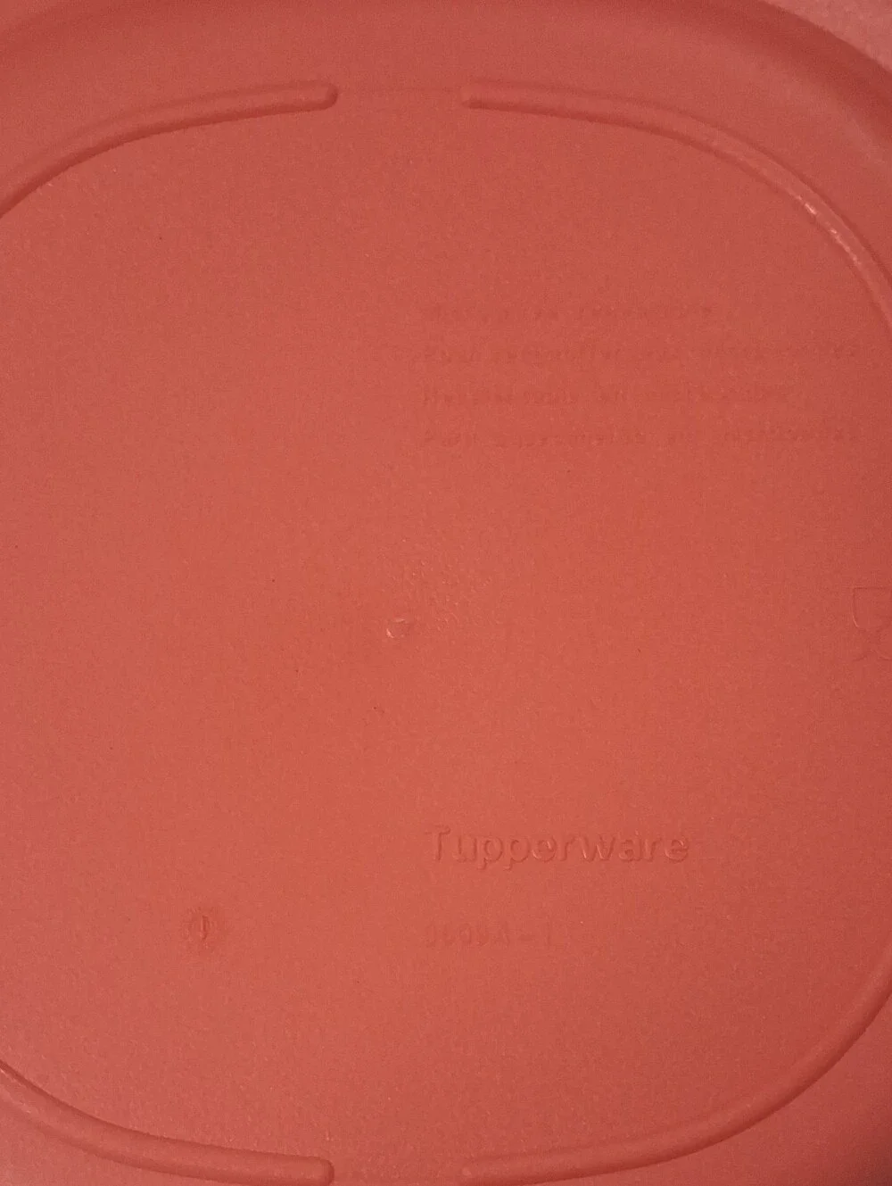 Tupperware versatile coral